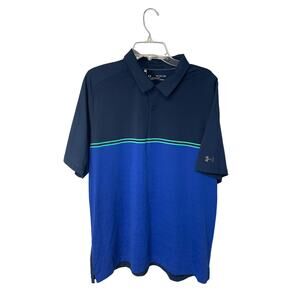 Under Armour Threadborne Polo shirt short sleeve Heatgear Men's size 2XL - NWT